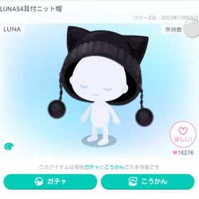 LUNA54耳付ニット帽 | ピグパ(ピグパーティ)のアイテム、RMTの販売・買取一覧