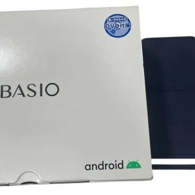 【管理番号-P】BASIO4 KYV47 RoyalBlue ケース付き 簡易通電、簡易動作確認のみ 中古品 現状品