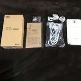 au SCL22 GALAXY Note 3 クラシックホワイト 白ロム