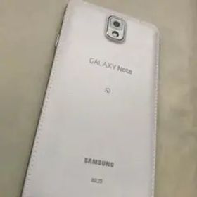 au GALAXY Note 3 SCL22 SIMフリー ホワイト 白ロム