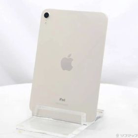 〔中古品〕 iPad mini 第6世代 64GB スターライト MK7P3J／A Wi-Fi【377】