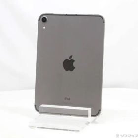 〔中古品〕 iPad mini 第6世代 256GB スペースグレイ MK8F3J／A SIMフリー【352】