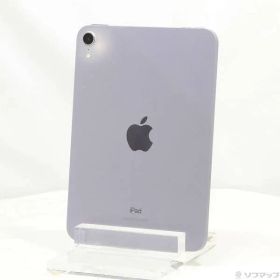 〔中古品〕 iPad mini 第6世代 64GB パープル MK7R3J／A Wi-Fi【377】