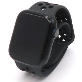 Apple Watch Nike Series 7 GPSモデル 41mm (ミッドナイトアルミニウムケース/ブラックNikeスポーツバンド) [MKN43J/A] スマートウォッチ