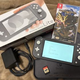 Nintendo Switch Lite グレー + モンスターハンターライズ