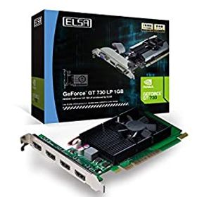 【中古】ELSA GEFORCE GT 730 1GB QD グラフィックスボード GD730-1GERQD