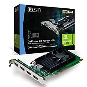 【中古】ELSA GEFORCE GT 730 1GB QD グラフィックスボード GD730-1GERQD