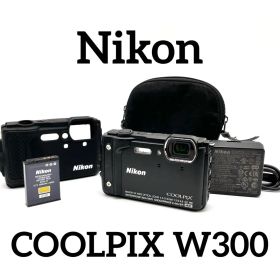 Nikon COOLPIX W300 BLACK 防水コンパクトカメラ