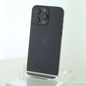〔中古品〕 iPhone15 Pro Max 1TB ブラックチタニウム MU6Y3J／A SIMフリー【198】