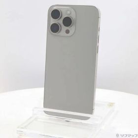 〔中古品〕 iPhone15 Pro Max 256GB ナチュラルチタニウム MU6R3J／A SIMフリー【348】