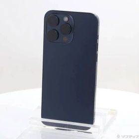 〔中古品〕 iPhone15 Pro Max 256GB ブルーチタニウム MU6T3J／A SIMフリー【262】