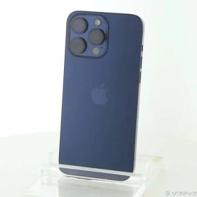 〔中古品〕 iPhone15 Pro Max 256GB ブルーチタニウム MU6T3J／A SIMフリー【352】