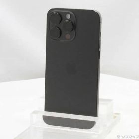 〔中古品〕 iPhone15 Pro Max 512GB ブラックチタニウム MU6U3J／A SIMフリー【305】