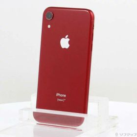 【中古】Apple(アップル) iPhoneXR 64GB プロダクトレッド MT062J／A SoftBank 【344-ud】