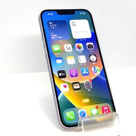 Bt100％！展示品512010U【優良美品】iPhone14Plus 128GB(パープル）