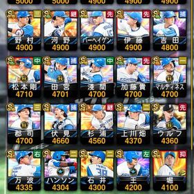 日ハム純正 極24体 スタメンほぼオール極 村上柳田など極 | プロスピAのアカウントデータ、RMTの販売・買取一覧