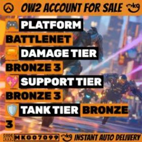 🏆 トリプルブロンズ3 • 競技的優位 • 高速ランクプレイ • 安全なアクセス🚀 🔐 🎖!MKG07099