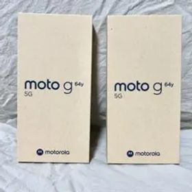 【新品未使用】moto g 64y 5G シルバーブルー 2台セット