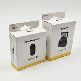 インスタスリーシックスティ(insta360)の【全額返金保証】【最速発送】Insta360 Insta360 GO 3S 128GB [ブラック] 新品未開封 即納OK(ビデオカメラ)