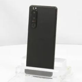 〔中古品〕 Xperia 5 III 128GB フロストブラック SOG05 au SIMフリー 〔ネットワーク利用制限▲〕【247】