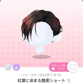 紅葉に染まる艶黒ショート | ポケコロツイン(ポケツイ)のアカウントデータ、RMTの販売・買取一覧