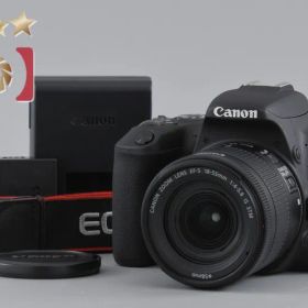 Canon キヤノン 【中古】Canon キヤノン EOS Kiss X9 EF-S 18-55 IS STM レンズキット ブラック シャッター回数僅少 デジタル一眼レフカメラ