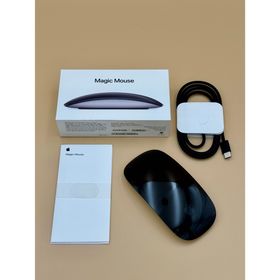アップル(Apple)の【美品】Apple Magic Mouse (USB-C) ブラック A3204(PC周辺機器)