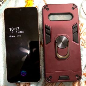 【中古】LG V60 ThinQ 5G 本体ブラック USB-Cポート 128G