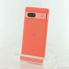 【中古】GOOGLE(グーグル) Google Pixel 7a 128GB コーラル GA04438-JP docomo SIMフリー 【377-ud】