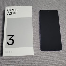 オッポ(OPPO)のOPPO A3 5G A402OP パープル 開封済み(スマートフォン本体)