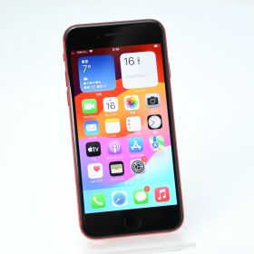 【美品】docomo SIMフリー iPhone SE 第２世代 64GB レッド