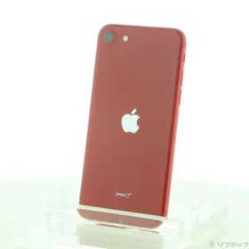 【中古】Apple(アップル) iPhone SE 第3世代 64GB プロダクトレッド MMYE3J／A SIMフリー 【276-ud】