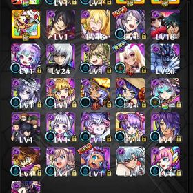 オーブ2882 限定キャラ32体 ルシファー ヤクモ エクスカリバー ネオ マサムネ | モンストのアカウントデータ、RMTの販売・買取一覧