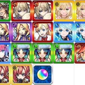 石垢-不死川実弥+マサムネx2+エルx2+ルシファーx2+マナ+ネオx2+久遠+ヤクモx3+エクスカ | モンストのアカウントデータ、RMTの販売・買取一覧