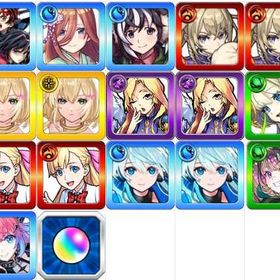 石垢-炭治郎＆義勇+中野三玖+羽川翼+マサムネX2+エルX2+ルシファーX2+ニケ+マナX2+ネオX | モンストのアカウントデータ、RMTの販売・買取一覧