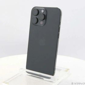【中古】Apple(アップル) iPhone16 Pro Max 256GB ブラックチタニウム 3N528J／A SIMフリー 【349-ud】
