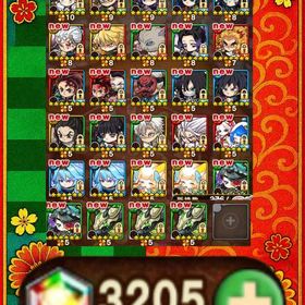 9226.石3205 鬼滅の刃フルコンプ+セツナ＆エーテル書道部オーディンアルカディア2Pイヴ2ウォ | ポコダン(ポコロンダンジョンズ)のアカウントデータ、RMTの販売・買取一覧