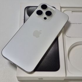 Apple版 SIMフリー iPhone15 Pro MAX 256GB 電池90% ホワイト