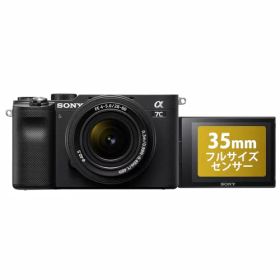 【中古】【非常に良い】SONY(ソニー) フルサイズ ミラーレス一眼カメラ α7C ズームレンズキット(同梱レンズ:SEL2860) ブラック ILCE-7CL B