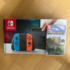 Nintendo Switch 本体 青/赤充電器以外フルセットカセットマイクラ