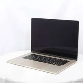 〔中古品〕 MacBook Air 15.3-inch Mid-2023 MQKU3J／A Apple M2 8コアCPU_10コアGPU 8GB SSD256GB スターライト 〔15.3 Sequoia〕【258】