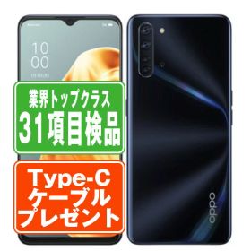 【中古】 A002OP OPPO Reno3A ブラック SIMフリー 本体 ワイモバイル スマホ 【あす楽】 【保証あり】 【送料無料】 reno3aybk7mtm