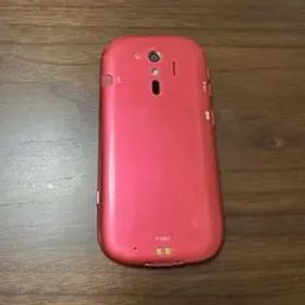 SIMロック解除済み らくらくスマホ 富士通 docomo F-04J 赤