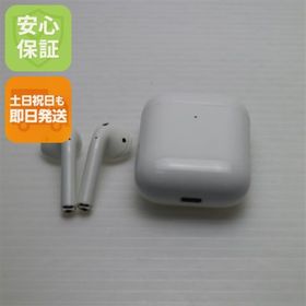 アップル(Apple)の超美品 Airpods 第2世代 ホワイト M666(ヘッドフォン/イヤフォン)