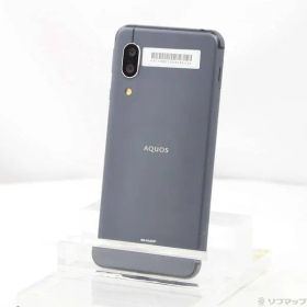 〔中古品〕 AQUOS sense3 64GB ブラック SHV45 auロック解除SIMフリー【348】