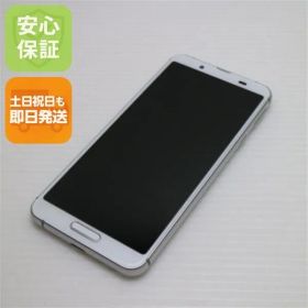 新品同様 SH-02M シルバーホワイト スマホ 本体 白ロム 土日祝発送OK 04000