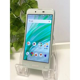 液晶美品☆ SIMロック解除済 au AQUOS sense SHV40 グリーン☆ Android SHARP 32GB スマホ A9131