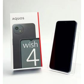 【中古A】AQUOS wish4 A403SH ブラック バッテリー【80％以上】 SIMフリー 白ロム