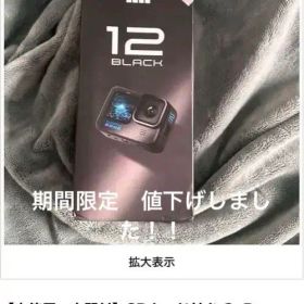 《期間限定値下げ》新品未開封GoPro HERO12 Black SDカード付