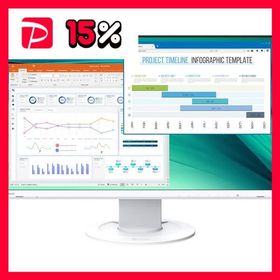 EIZO 60.5cm(23.8)型カラー液晶モニター FlexScan EV2460 ホワイト EV2460-WT